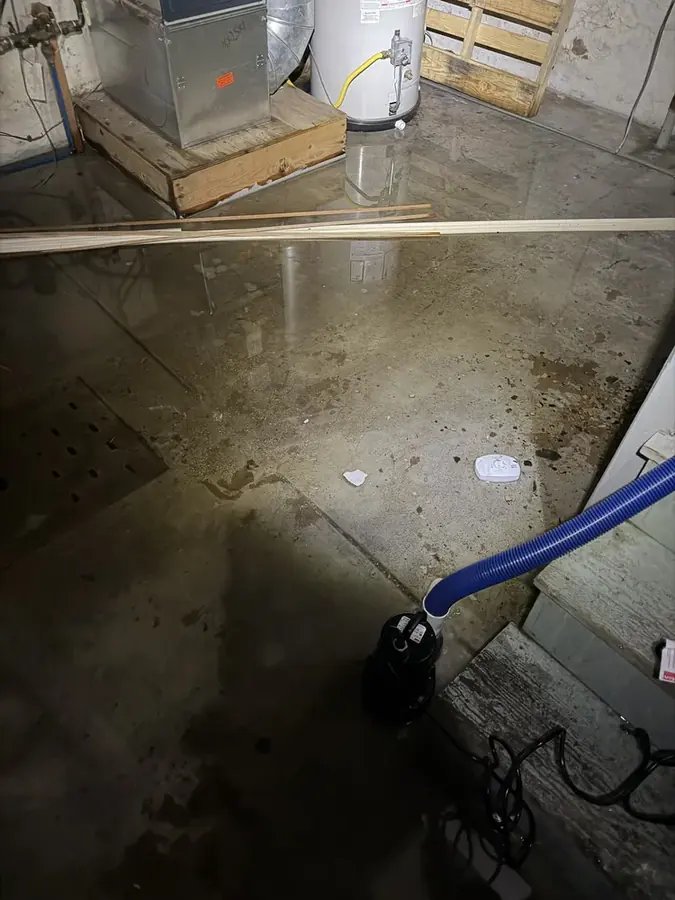 Flooring cleared for structural drying