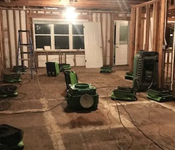 Storm sewer backup cleared from a La Grange Park basement in La Grange, IL