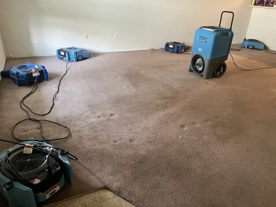 Burst pipe water damage in a La Grange, IL home