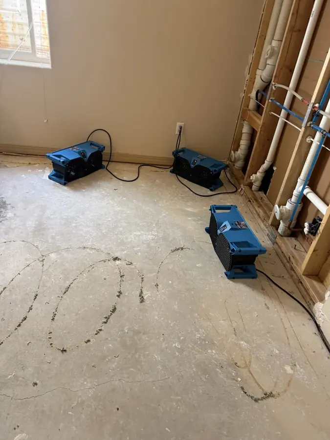 Frozen split pipe in a La Grange, IL home