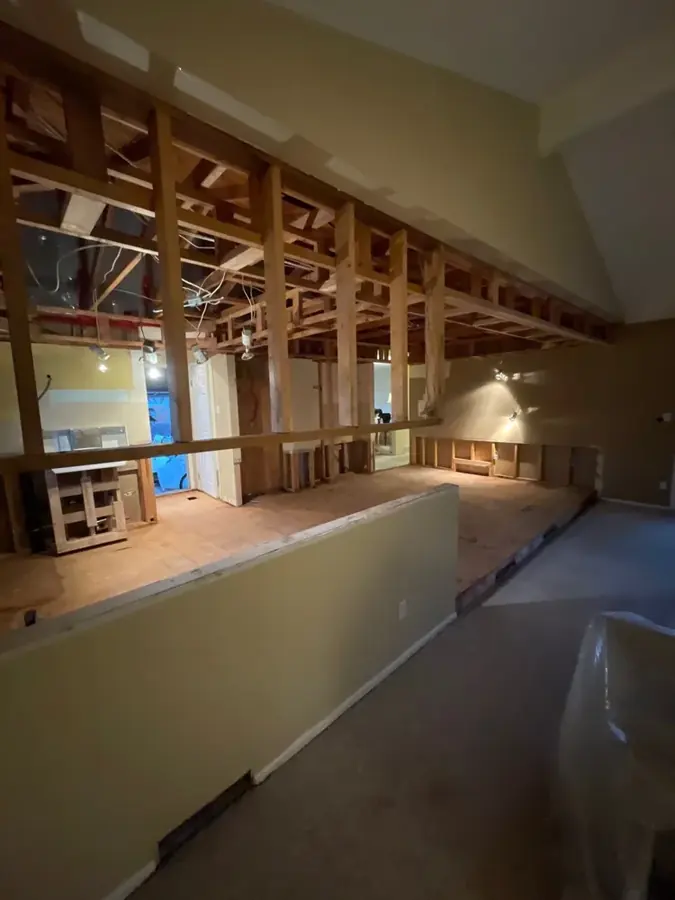 Attic and roof leak damage in a La Grange, IL home
